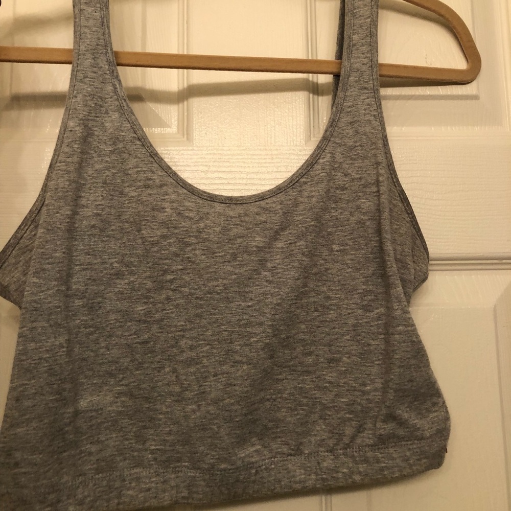 Plain Light Gray Crop